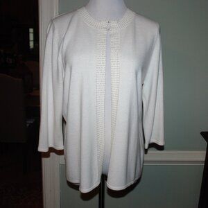 New Designer Originals Classic Ivory Cardigan